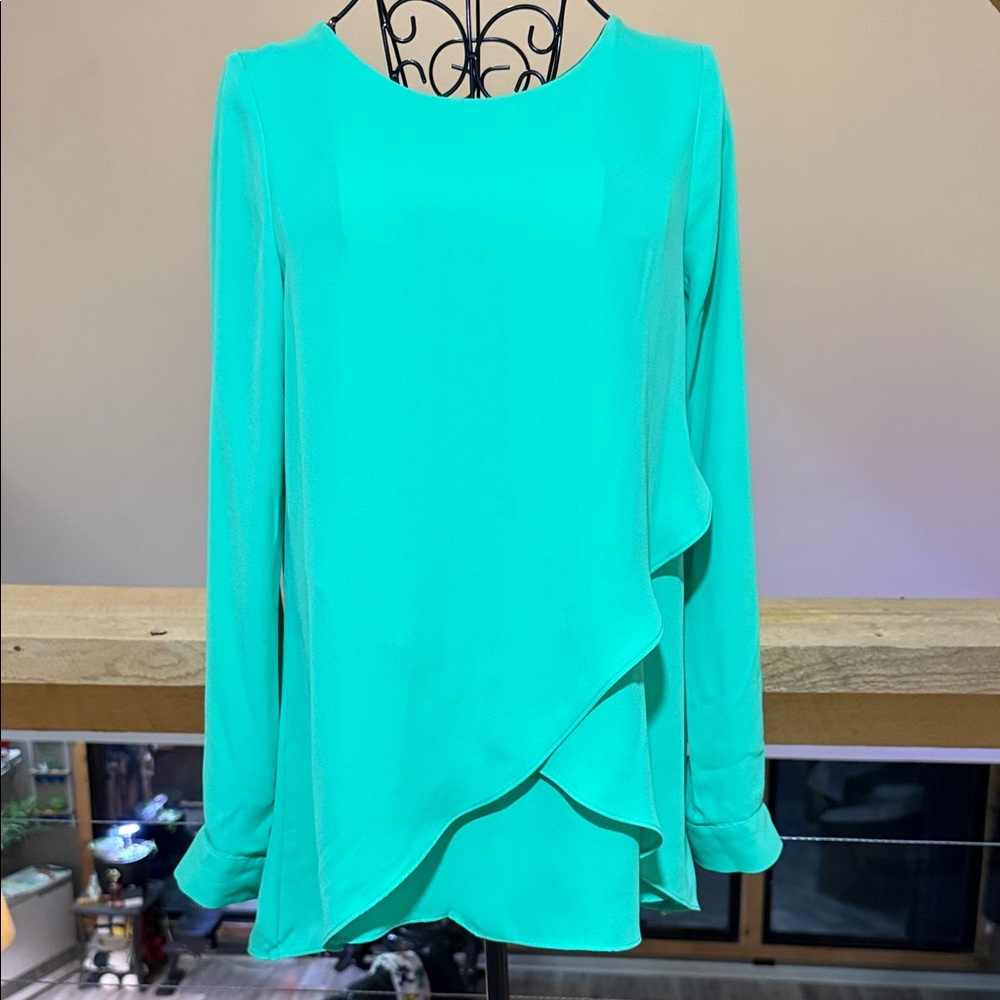 The Limited Turquoise Layered Blouse